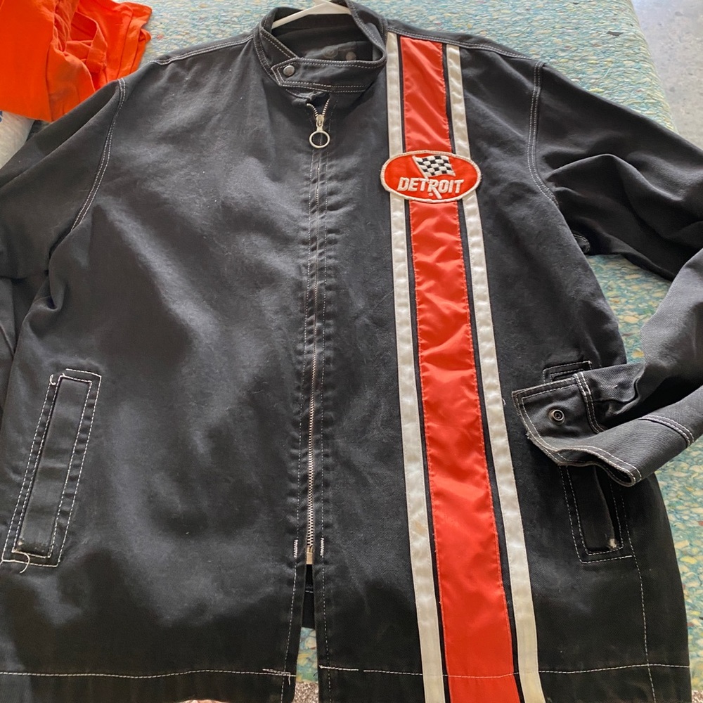 Detroit jacket motorcycle mechanic large